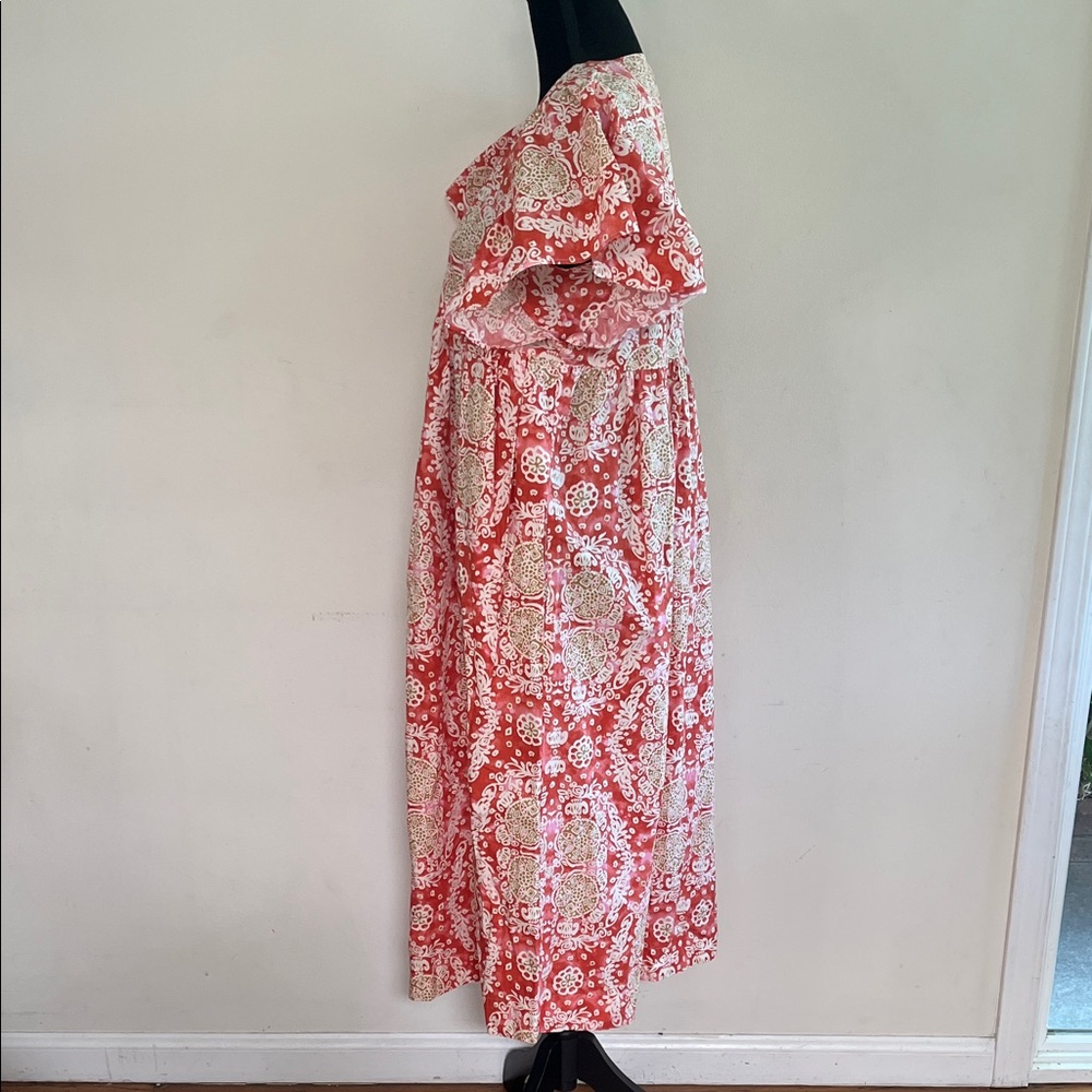 Anthropologie Floral Midi Dress - Picture 4 of 5